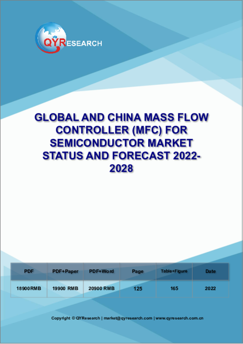 表紙：世界と中国の半導体向けマスフローコントローラー (MFC) 市場：規模・現状・予測 (2022年～2028年)