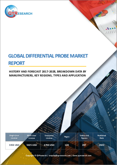 表紙：差動プローブの世界市場：分析・沿革・予測 (2017年～2028年)