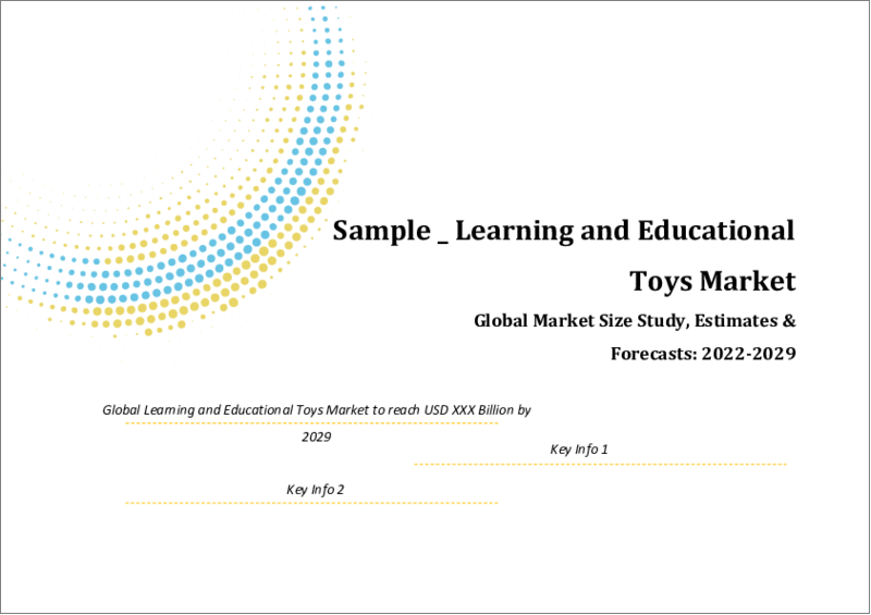 表紙：学習・知育玩具の世界市場規模調査、製品タイプ別、年齢層別、流通チャネル別、地域別予測2022-2028