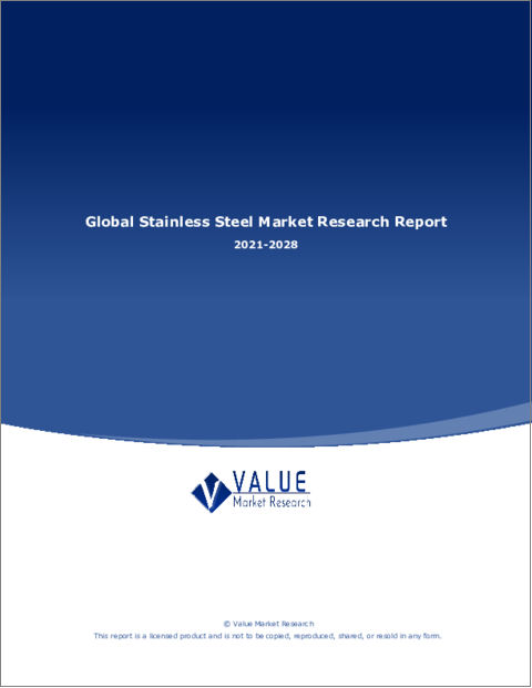 表紙：ステンレス鋼の世界市場調査レポート-産業分析、規模、シェア、成長、動向、2022年から2028年までの予測