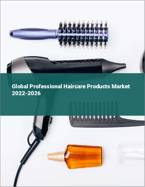表紙：プロフェッショナル向けヘアケア製品の世界市場 2022-2026