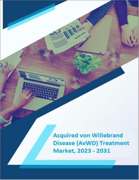 表紙：後天性フォンヴィレブランド病（AvWD）治療の世界市場 - 成長、将来の見通し、競合分析（2022年～2030年）