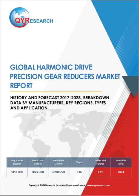 表紙：ハーモニックドライブ精密歯車減速機の世界市場：分析・沿革・予測 (2017年～2028年)