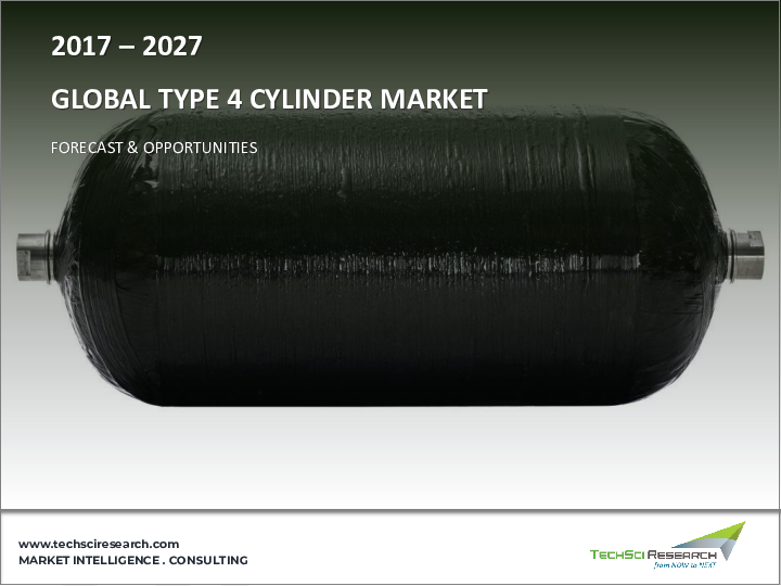 表紙：タイプ4シリンダーの世界市場：材料別、直径別、長さ別、用途別、地域別?競合、予測、機会（2027年）
