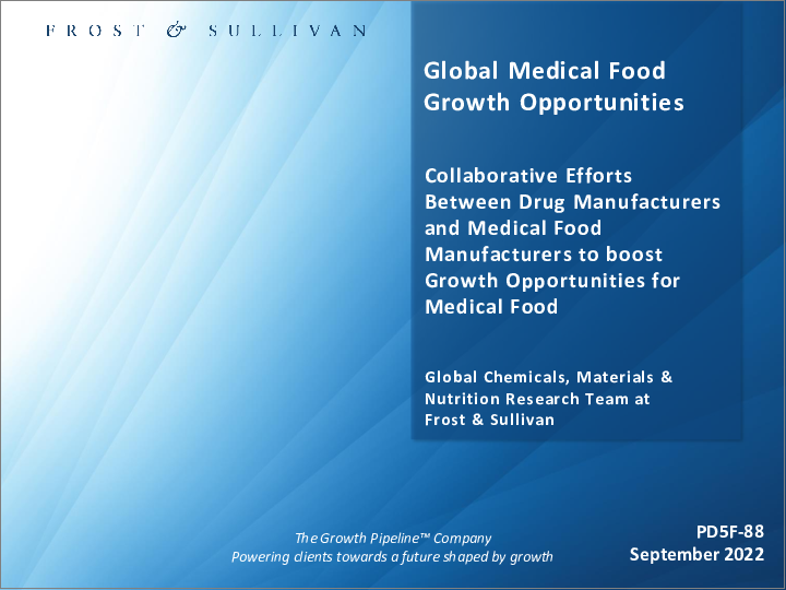 表紙：世界の医療食の成長機会