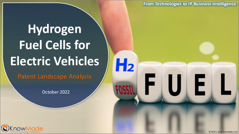 表紙：電気自動車向け水素燃料電池の特許情勢 (2022年)