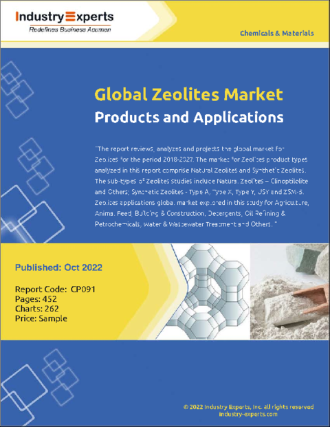 表紙：ゼオライトの世界市場：製品・用途