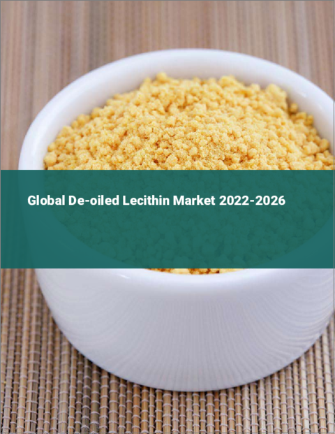 表紙：脱油レシチンの世界市場 2022-2026