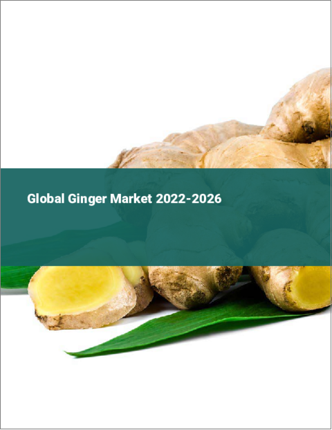 表紙：生姜の世界市場 2022-2026