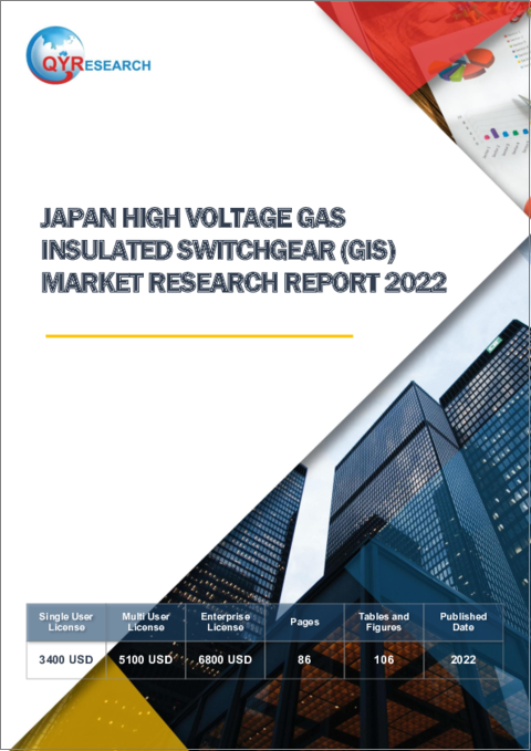 表紙：高圧ガス絶縁開閉装置（GIS）の日本市場：2022年