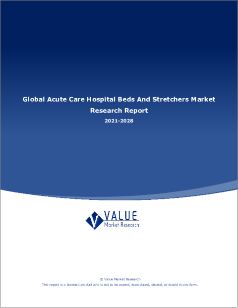 表紙：急性期用病院ベッドおよびストレッチャーの世界市場調査報告書- 産業分析、規模、シェア、成長、動向、2022年から2028年までの予測