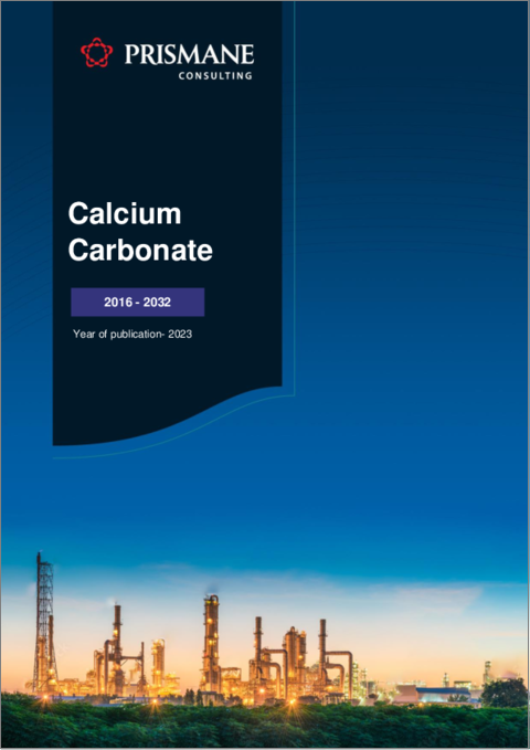 表紙：炭酸カルシウムの世界市場：2016年～2032年