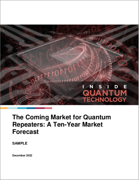 表紙：量子リピーター市場：10年間の市場予測