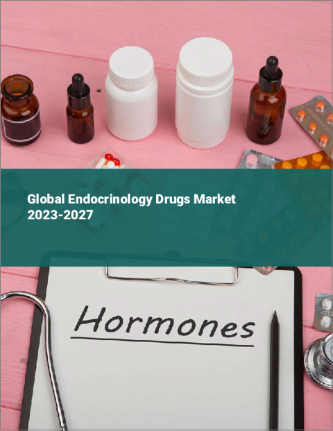 表紙：内分泌系医薬品の世界市場 2023-2027