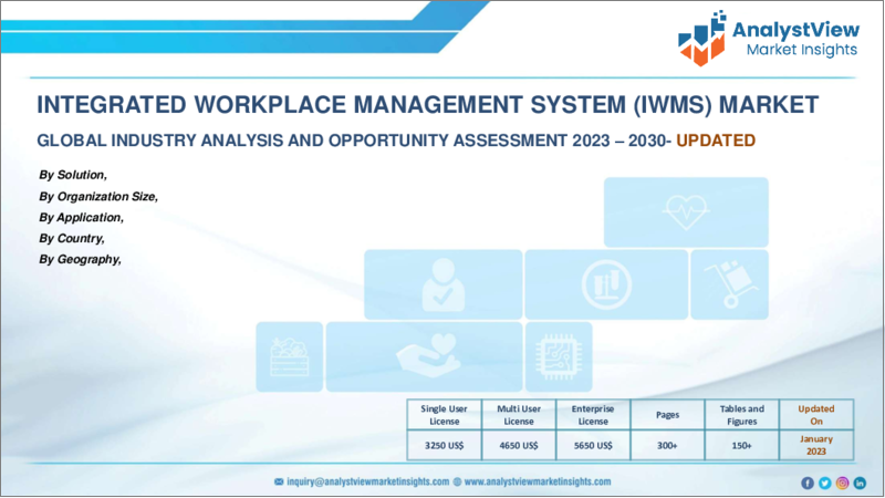 表紙：統合ワークプレイス管理システム（IWMS）の世界市場とCOVID-19影響分析：ソリューション別、用途別、地域別－業界分析、市場規模、シェア、予測（2022年～2028年）
