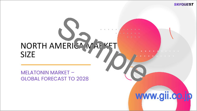 サンプル2：メラトニンの世界市場 (種類別・用途別・形状別・地域別)：予測と分析 (2022年～2028年)