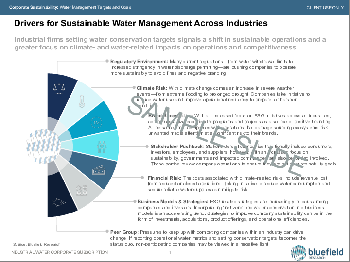 表紙：企業のサステナビリティ：水管理の目標とゴール（2022年）