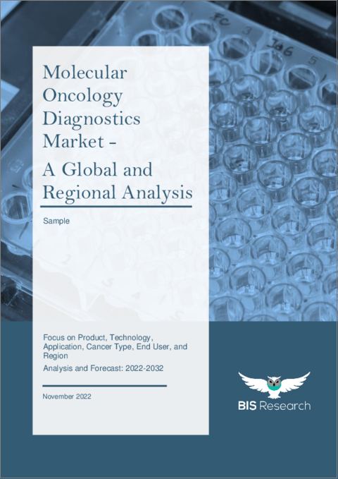 表紙：分子腫瘍学診断市場 - 世界および地域別分析：製品別、技術別、用途別、癌タイプ別、エンドユーザー別、地域別 - 分析と予測（2022年～2032年）