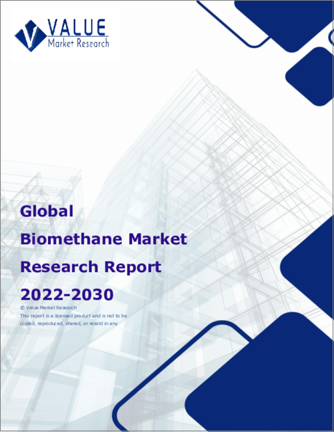 表紙：バイオメタンの世界市場調査レポート-産業分析、規模、シェア、成長、動向、2022年から2028年までの予測