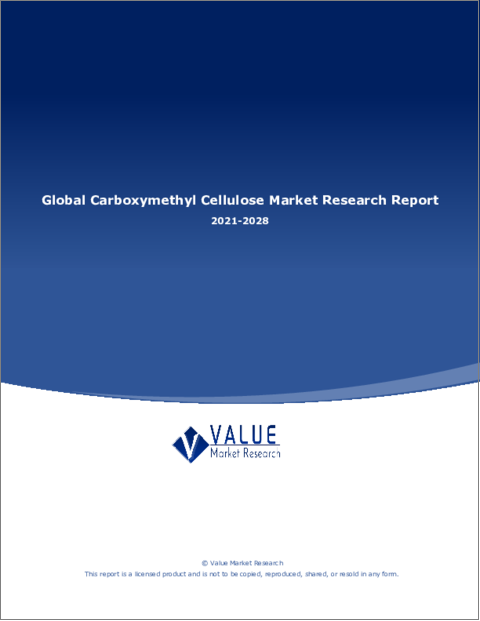 表紙：カルボキシメチルセルロースの世界市場調査レポート-産業分析、規模、シェア、成長、動向、2022年から2028年までの予測