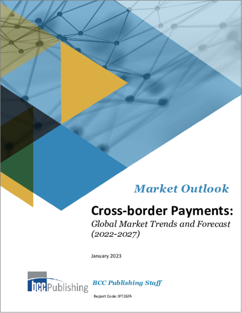表紙：クロスボーダー決済：世界の市場動向と予測（2022年～2027年）