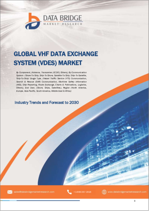 表紙：VHFデータ変換システム（VDES）の世界市場 - 業界動向と予測（～2030年）
