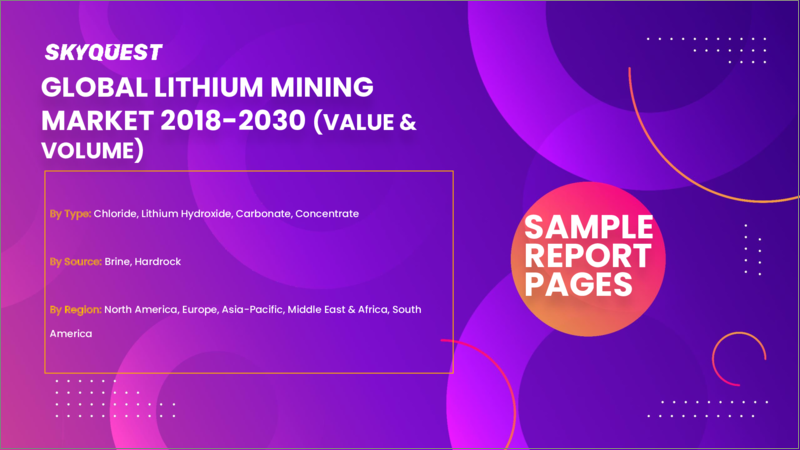表紙：リチウム鉱業の世界市場：由来別、タイプ別、地域別、予測分析（2022年～2028年）