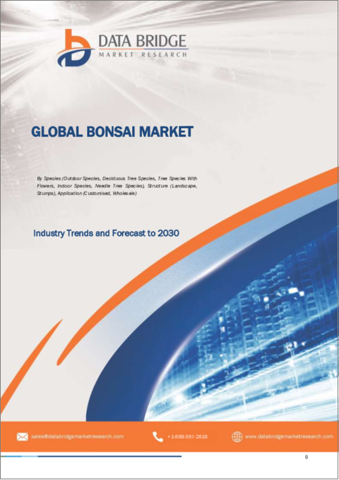 表紙：盆栽の世界市場 - 業界動向と予測（～2030年）