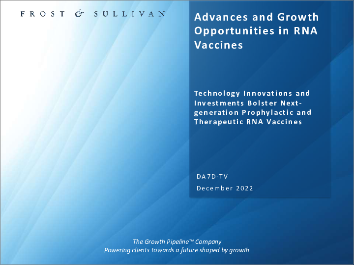 表紙：RNAワクチン市場：進歩と成長の機会