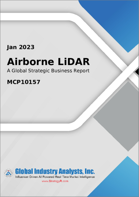 表紙：航空機搭載LiDARの世界市場