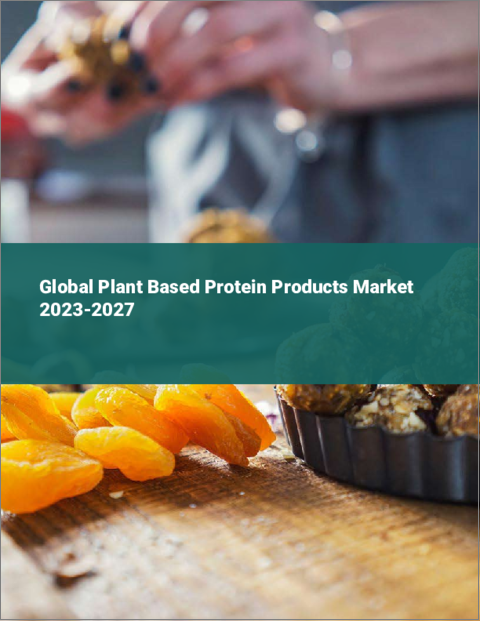 表紙：植物性たんぱく製品の世界市場 2023-2027
