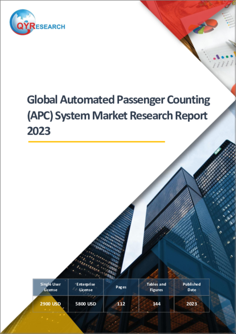 表紙：自動乗客カウント (APC) システムの世界市場の分析 (2023年)