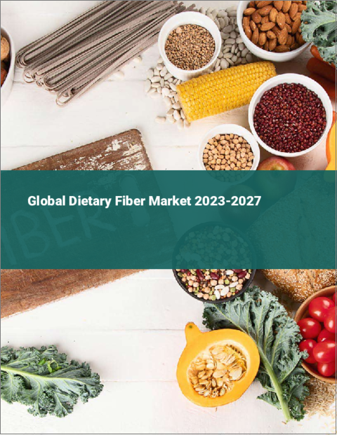 表紙：食物繊維の世界市場 2023-2027