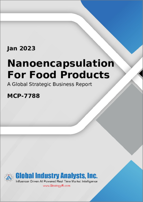 表紙：食品へのナノカプセル化の世界市場