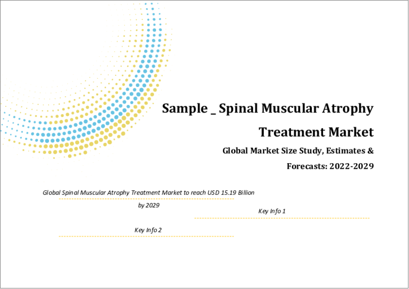 表紙：脊髄性筋萎縮症（SMA）治療の世界市場規模調査・予測：製品別、疾患タイプ別、流通チャネル別、地域別分析、2022-2029年