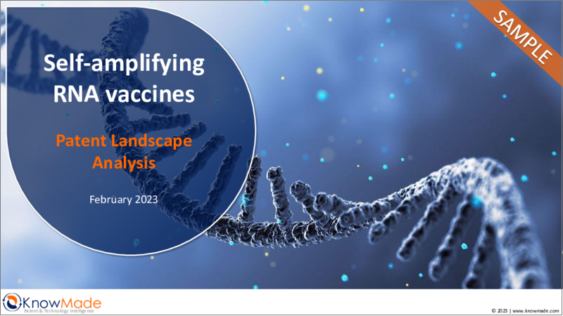 表紙：自己増幅型RNAワクチンの特許情勢分析：2023年