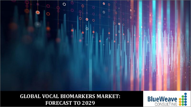 表紙：音声バイオマーカーの世界市場：市場規模、シェア、動向分析、機会、予測 - タイプ別、適応症別、神経疾患別、エンドユーザー別、地域別（2019年～2029年）