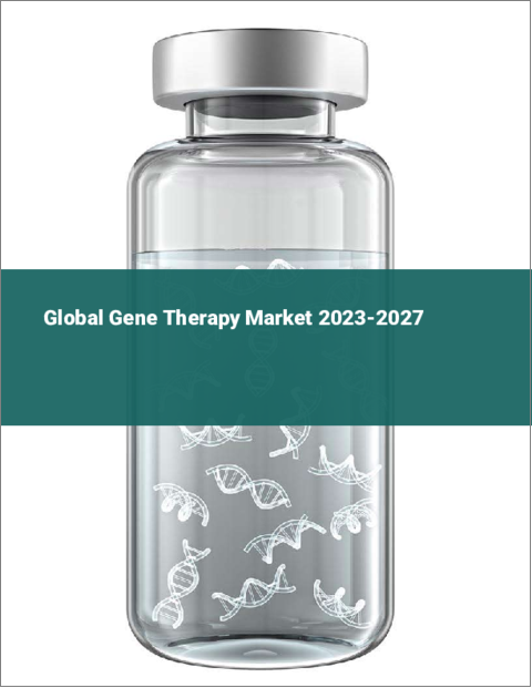 表紙：遺伝子治療の世界市場 2023-2027