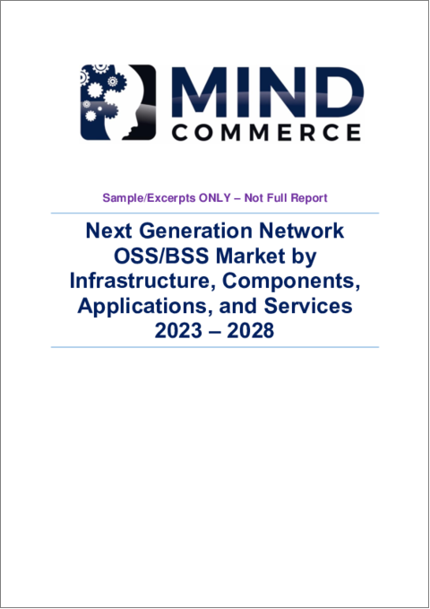表紙：次世代ネットワークOSS/BSSの世界市場：インフラ、コンポーネント、用途、サービス別（2023年～2028年）