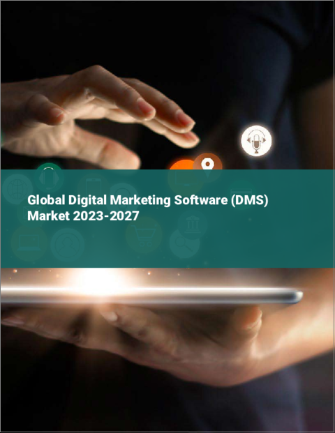 表紙：デジタルマーケティングソフトウェア（DMS）の世界市場 2023-2027