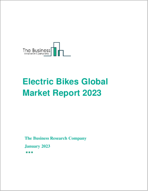 表紙：電動バイクの世界市場レポート2023年