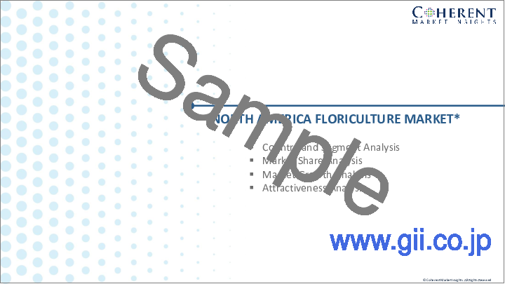 サンプル2：花卉園芸市場、製品タイプ別、用途別、地域別-規模、シェア、展望、機会分析、2023年～2030年