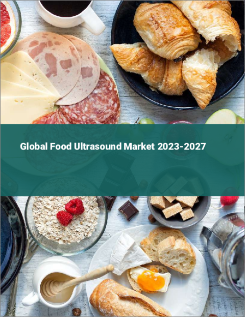 表紙：食品用超音波の世界市場 2023-2027