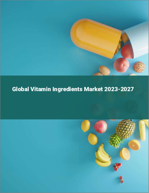 表紙：ビタミン原料の世界市場 2023-2027
