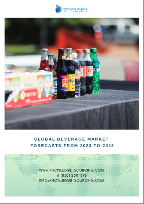 表紙：飲料の世界市場-2023年から2028年までの予測