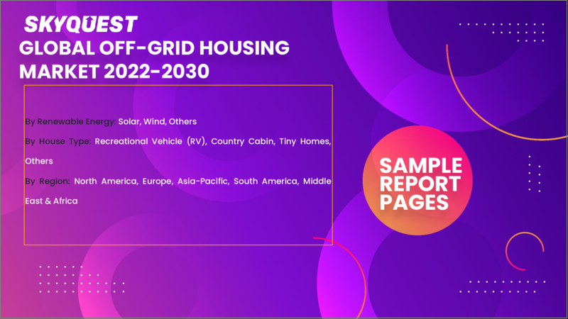 表紙：オフグリッド住宅の世界市場 (2022-2028年)：再生可能エネルギー (太陽光・風力)・住宅タイプ (RV・カントリーキャビン) 別の規模・シェア・成長分析・予測