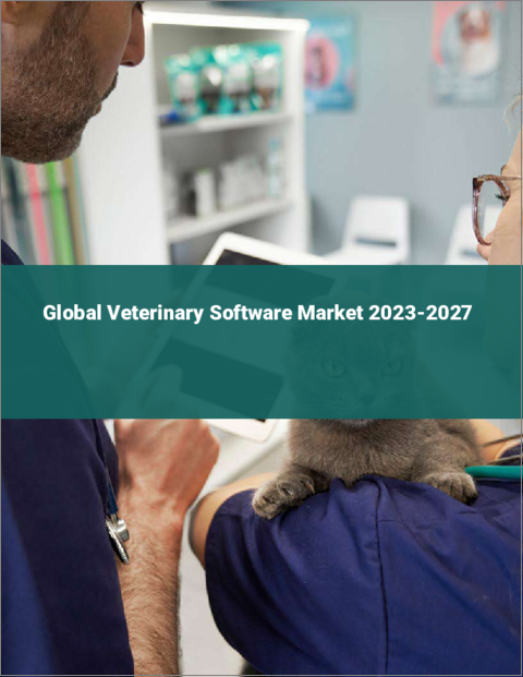 表紙：獣医用ソフトウェアの世界市場 2023-2027