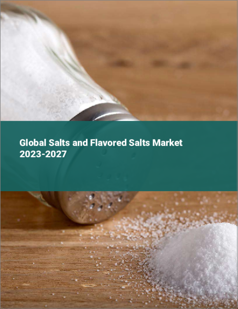 表紙：塩類とフレーバーソルトの世界市場 2023-2027