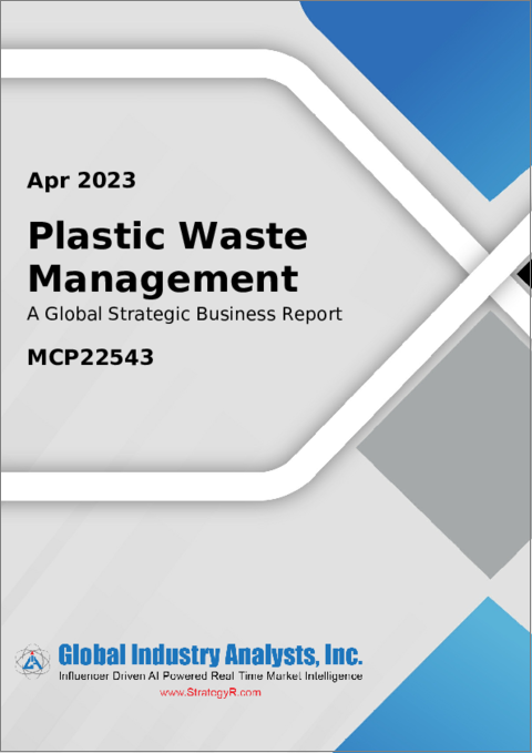 表紙：プラスチック廃棄物処理の世界市場