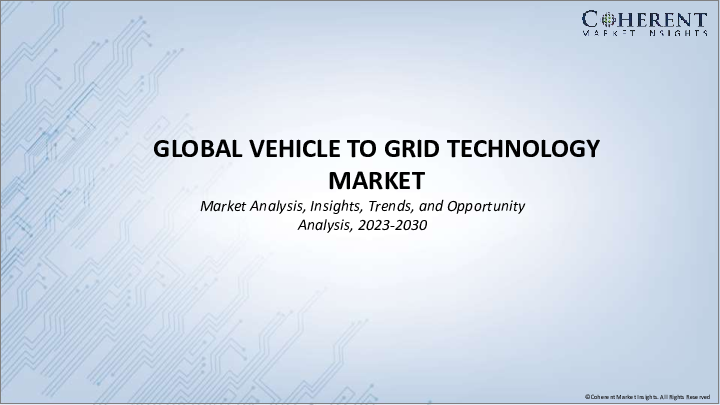 表紙：V2G（Vehicle-to-Grid）技術市場：用途別、動力源別（バッテリー電気自動車、プラグインハイブリッド電気自動車、その他）、地域別-規模、シェア、展望、機会分析、2023～2030年